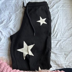 CUTE STAR SWEATPANTS!!